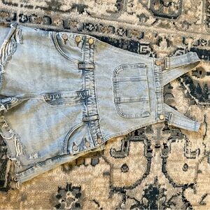 PacSun Light Blue Denim Overalls